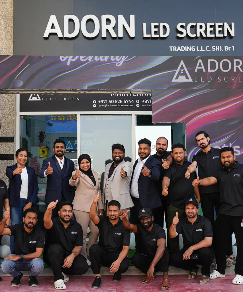 ADORN LED SCREEN team - Trusted LED Screen Company Oman